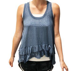 Tank top, Blue, Polkadots, cute, casual, coverup